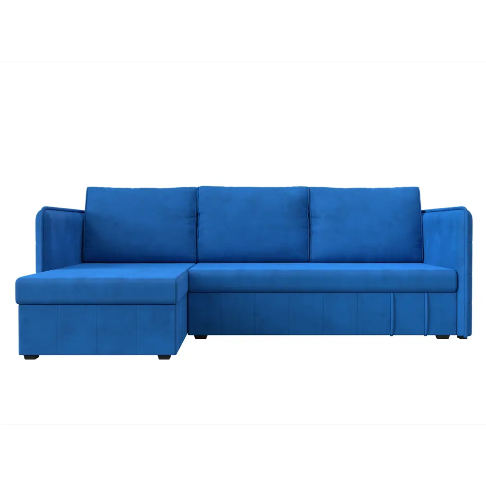 Фото 9 Диван Лига Диванов Слим 119971L 213x85x140 см велюр цвет голубой Фото 9 Диван Лига Диванов Слим 119971L 213x85x140 см велюр цвет голубой