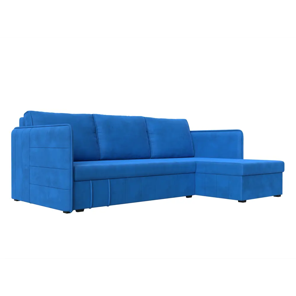 Фото 9 Диван Лига Диванов Слим 119971 213x85x140 см велюр цвет голубой Фото 9 Диван Лига Диванов Слим 119971 213x85x140 см велюр цвет голубой