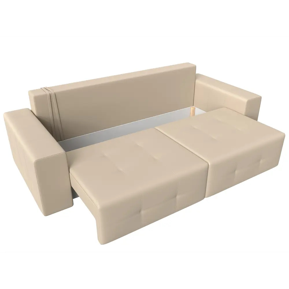 Фото 7 Раскладной диван Лига Диванов 120008 256x95x111 см искусственная кожа цвет бежевый Фото 7 Раскладной диван Лига Диванов 120008 256x95x111 см искусственная кожа цвет бежевый