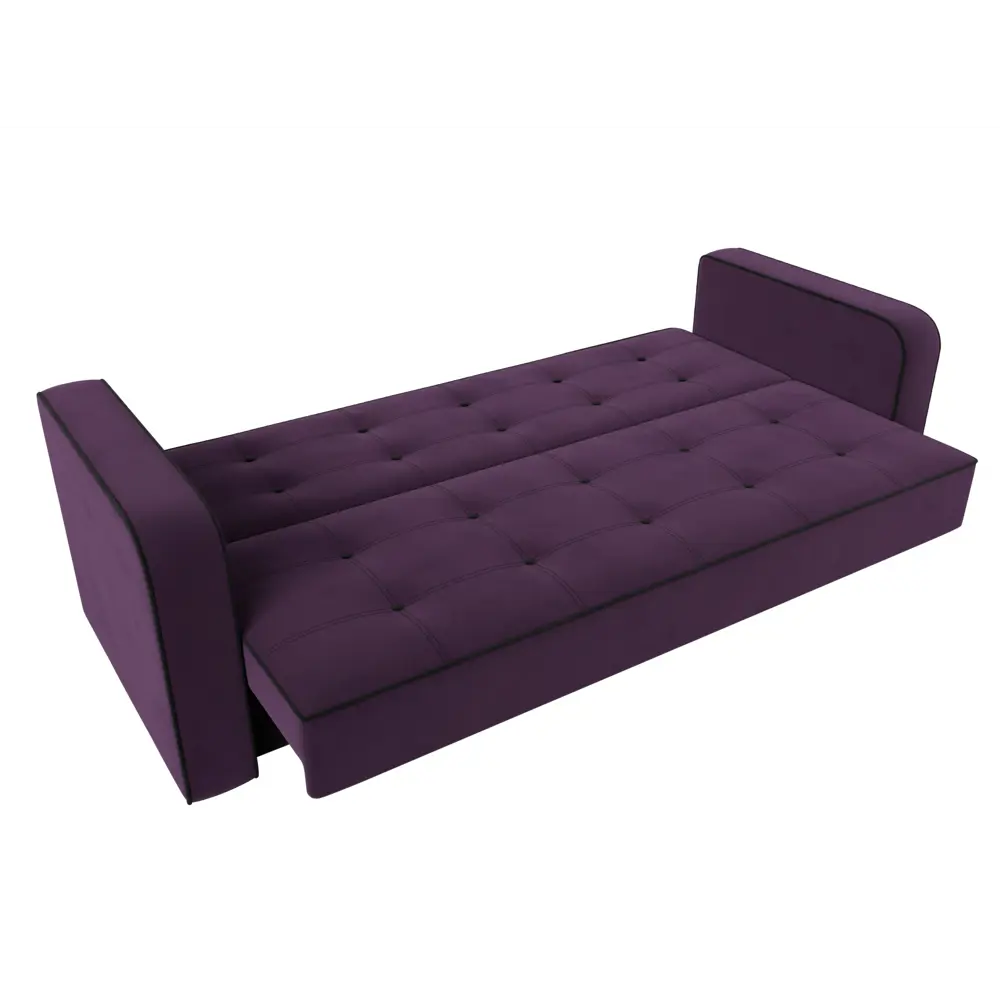 Фото 7 Раскладной диван Лига Диванов Тур 120491 211x82x86 см велюр цвет фиолетовый Фото 7 Раскладной диван Лига Диванов Тур 120491 211x82x86 см велюр цвет фиолетовый