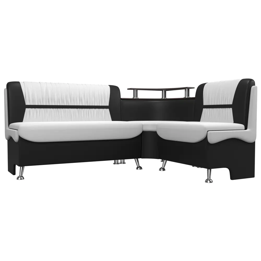 Фото Диван Лига Диванов Сидней 107389 172x89x135 см экокожа цвет черный/белый Фото Диван Лига Диванов Сидней 107389 172x89x135 см экокожа цвет черный/белый