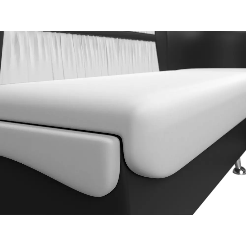 Фото 4 Диван Лига Диванов Сидней 107389 172x89x135 см экокожа цвет черный/белый Фото 4 Диван Лига Диванов Сидней 107389 172x89x135 см экокожа цвет черный/белый