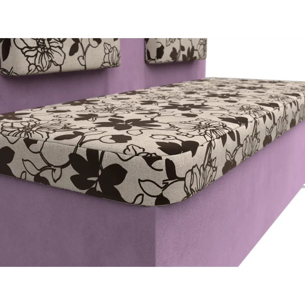 Фото 4 Диван Лига Диванов Маккон 109182 125x89x54 см рогожка цвет бежевый/сиреневый Фото 4 Диван Лига Диванов Маккон 109182 125x89x54 см рогожка цвет бежевый/сиреневый