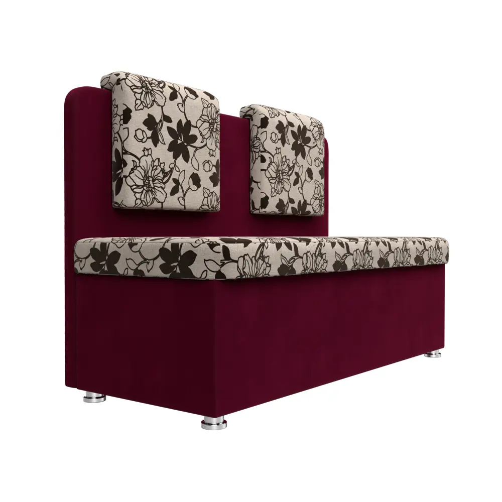 Фото 3 Диван Лига Диванов Маккон 109192 125x89x54 см рогожка цвет бежевый/бордовый Фото 3 Диван Лига Диванов Маккон 109192 125x89x54 см рогожка цвет бежевый/бордовый