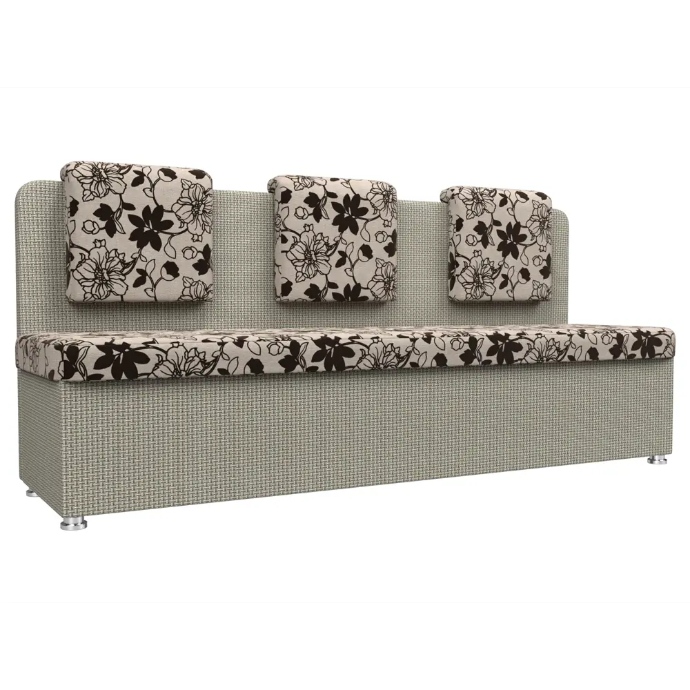 Фото Диван Лига Диванов Маккон 109215 185x89x54 см рогожка цвет бежевый Фото Диван Лига Диванов Маккон 109215 185x89x54 см рогожка цвет бежевый