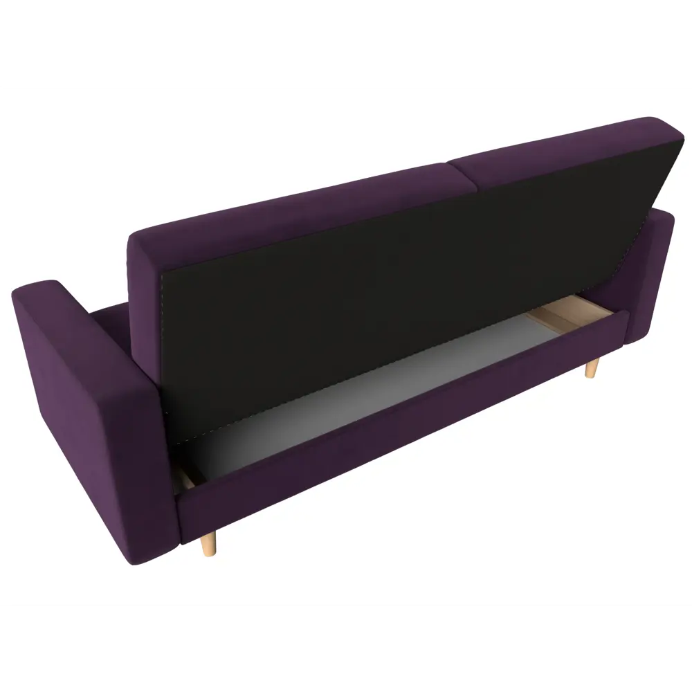 Фото 6 Диван прямой Лига Диванов Бонн 222x95x88 см велюр цвет фиолетовый Фото 6 Диван прямой Лига Диванов Бонн 222x95x88 см велюр цвет фиолетовый