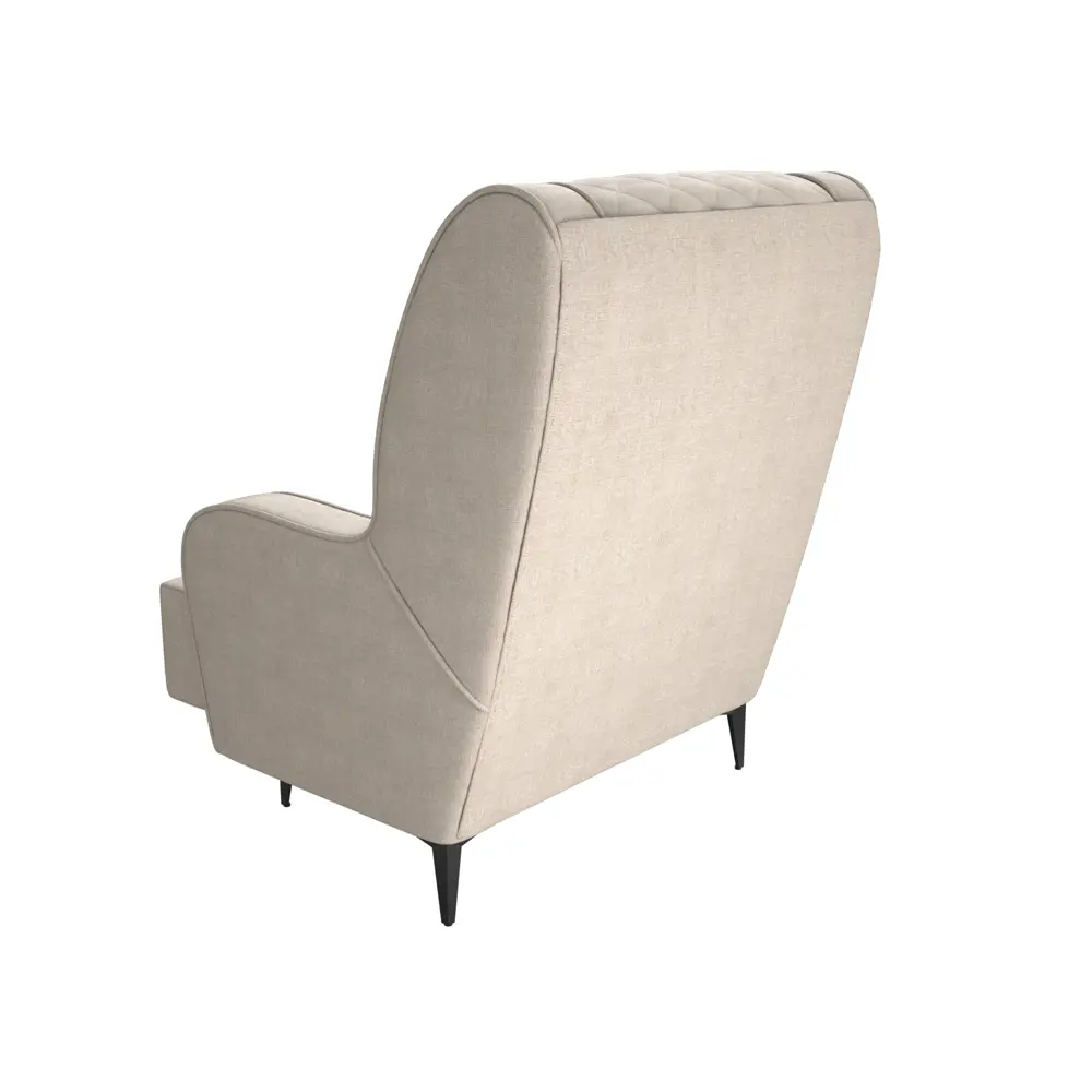 Фото 6 Кресло Лига Диванов Неаполь 111969 75x101x79 см рогожка цвет бежевый