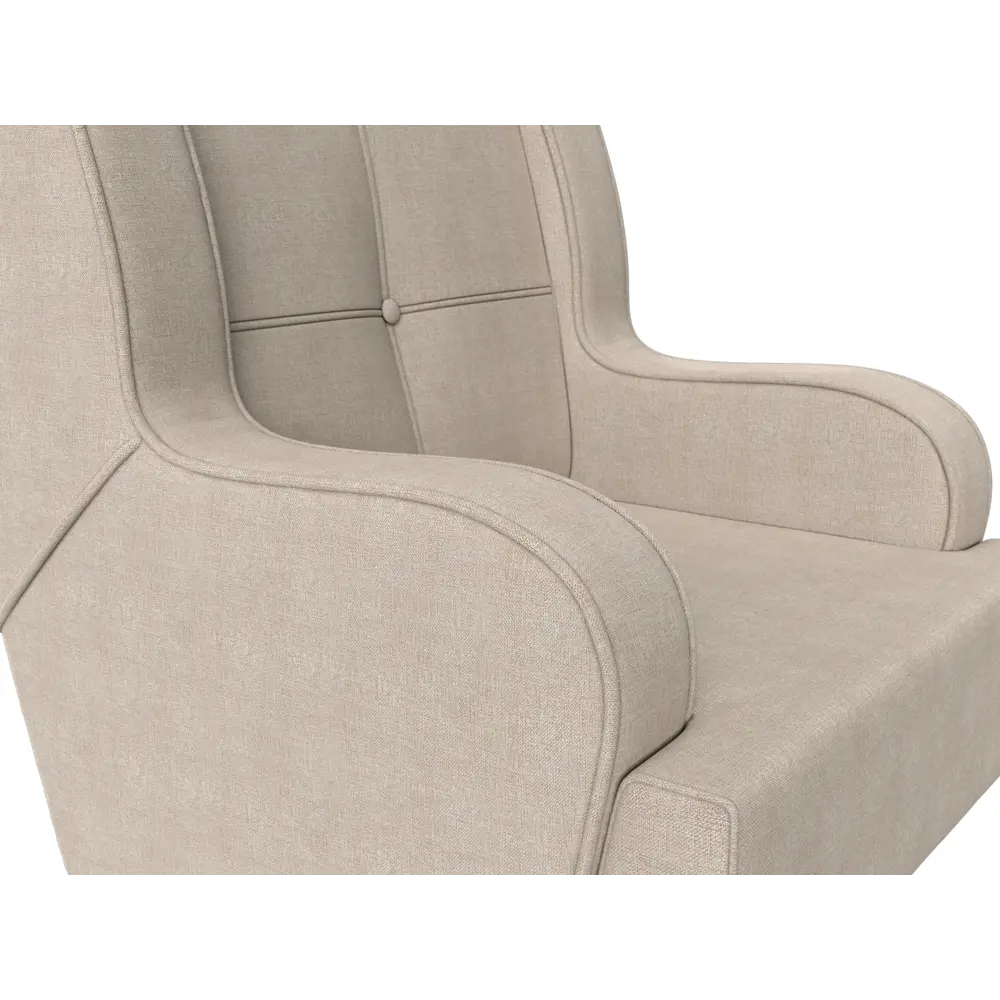 Фото 4 Кресло Лига Диванов Неаполь 111969 75x101x79 см рогожка цвет бежевый