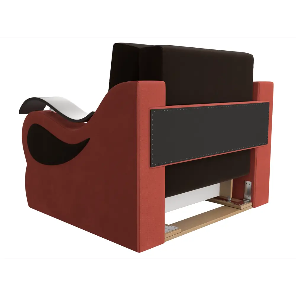 Фото 8 Кресло Лига Диванов Меркурий 111613 92x93x110 см микровельвет цвет коричневый/коралловый Фото 8 Кресло Лига Диванов Меркурий 111613 92x93x110 см микровельвет цвет коричневый/коралловый