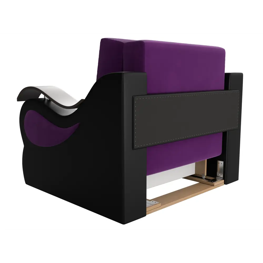 Фото 8 Кресло Лига Диванов Меркурий 106313 112x93x110 см микровельвет цвет черный/фиолетовый Фото 8 Кресло Лига Диванов Меркурий 106313 112x93x110 см микровельвет цвет черный/фиолетовый