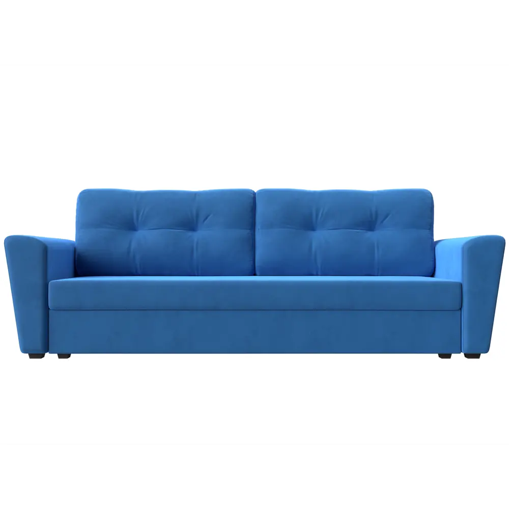 Фото 2 Диван прямой Лига Диванов Амстердам Лайт 234x91x77 см пенополиуретан цвет голубой