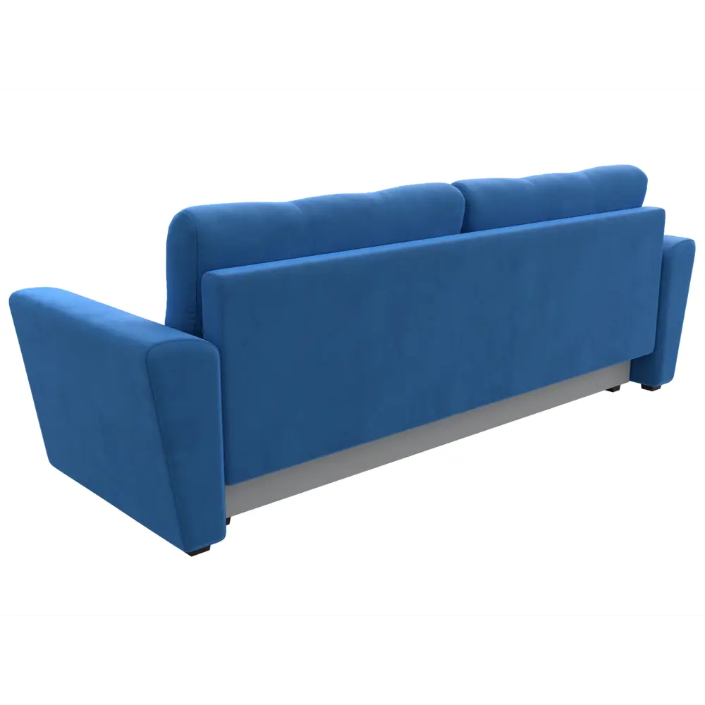 Фото 8 Диван прямой Лига Диванов Амстердам Лайт 234x91x77 см пенополиуретан цвет голубой