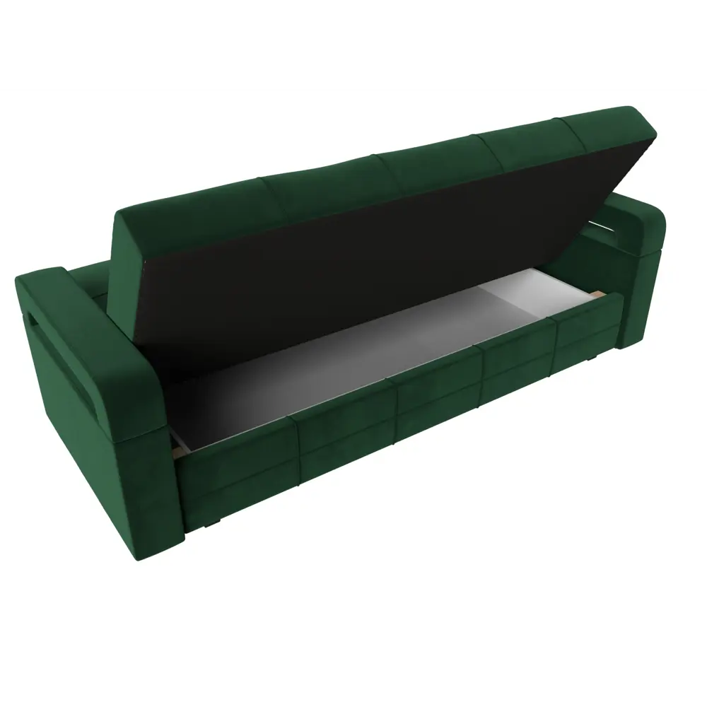 Фото 6 Диван Лига Диванов Гермес 219x99x100 см велюр цвет зеленый Фото 6 Диван Лига Диванов Гермес 219x99x100 см велюр цвет зеленый