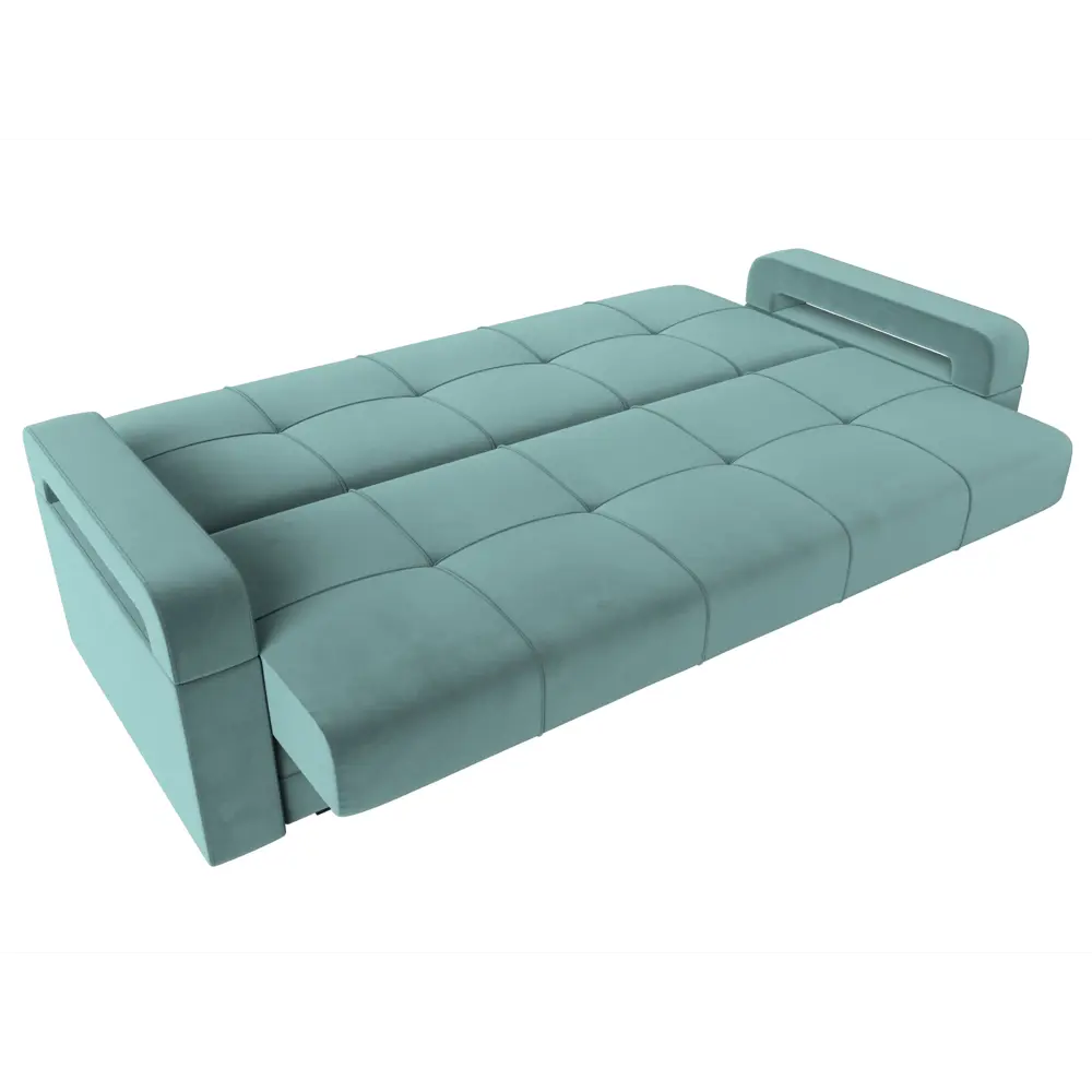 Фото 7 Диван Лига Диванов Гермес 219x99x100 см велюр цвет бирюзовый Фото 7 Диван Лига Диванов Гермес 219x99x100 см велюр цвет бирюзовый