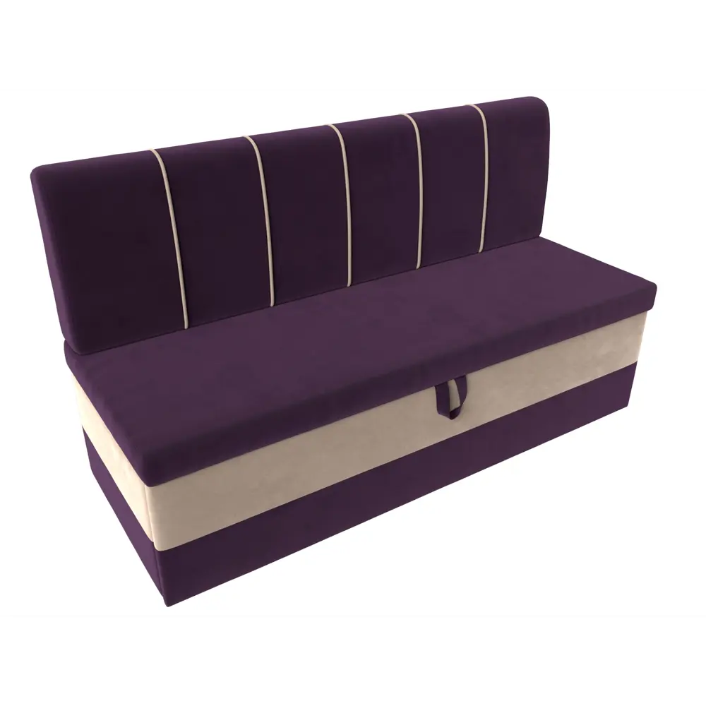 Фото 5 Диван Лига Диванов Энигма 112887 184x95x64 см велюр цвет бежевый/фиолетовый Фото 5 Диван Лига Диванов Энигма 112887 184x95x64 см велюр цвет бежевый/фиолетовый