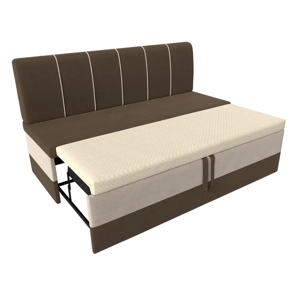 Фото 6 Диван Лига Диванов Энигма 112907 184x95x64 см рогожка цвет бежевый/коричневый Фото 6 Диван Лига Диванов Энигма 112907 184x95x64 см рогожка цвет бежевый/коричневый