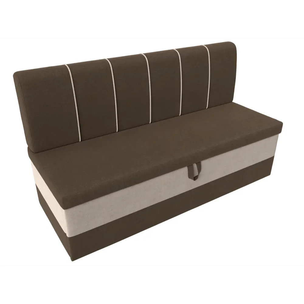 Фото 5 Диван Лига Диванов Энигма 112907 184x95x64 см рогожка цвет бежевый/коричневый Фото 5 Диван Лига Диванов Энигма 112907 184x95x64 см рогожка цвет бежевый/коричневый