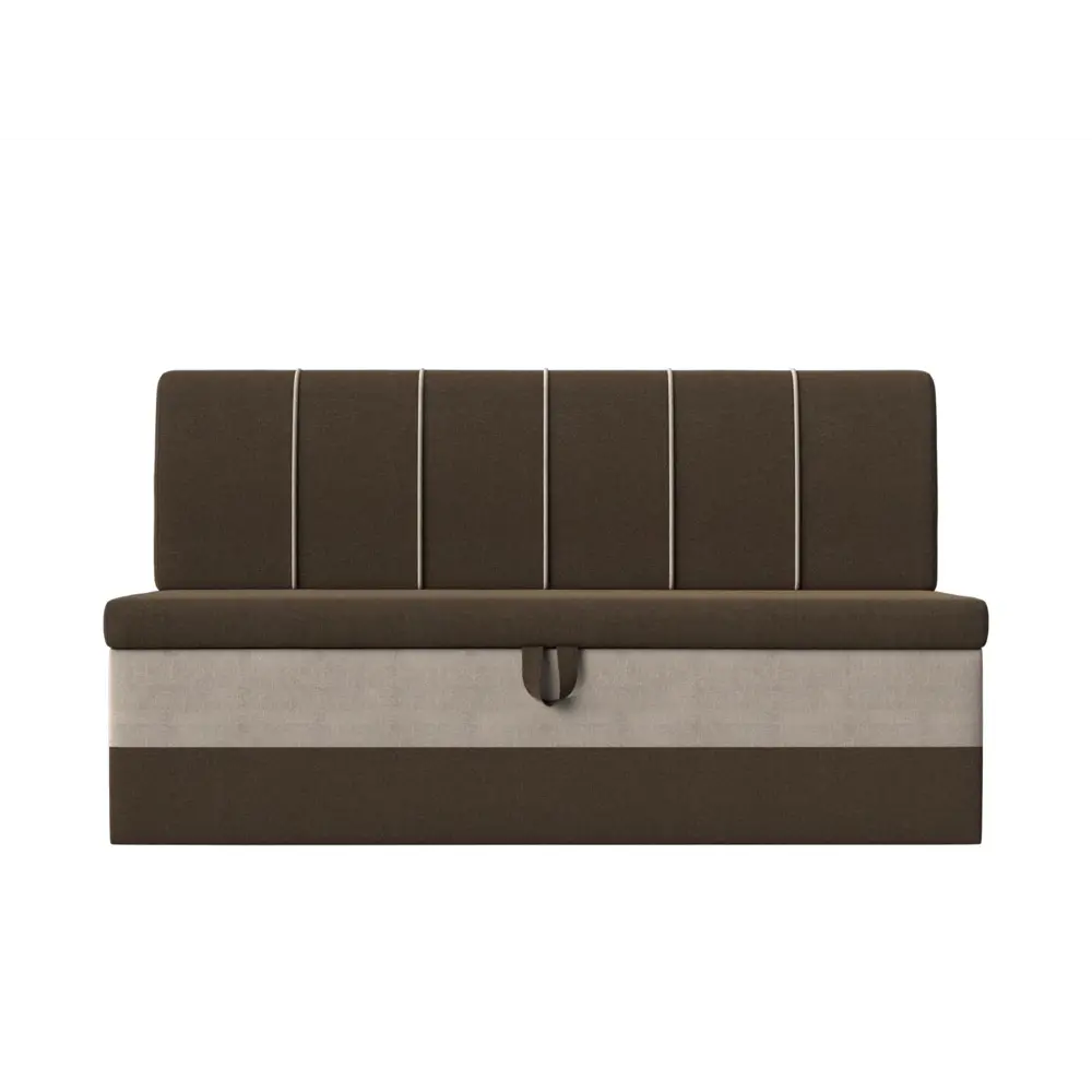 Фото 2 Диван Лига Диванов Энигма 112907 184x95x64 см рогожка цвет бежевый/коричневый Фото 2 Диван Лига Диванов Энигма 112907 184x95x64 см рогожка цвет бежевый/коричневый