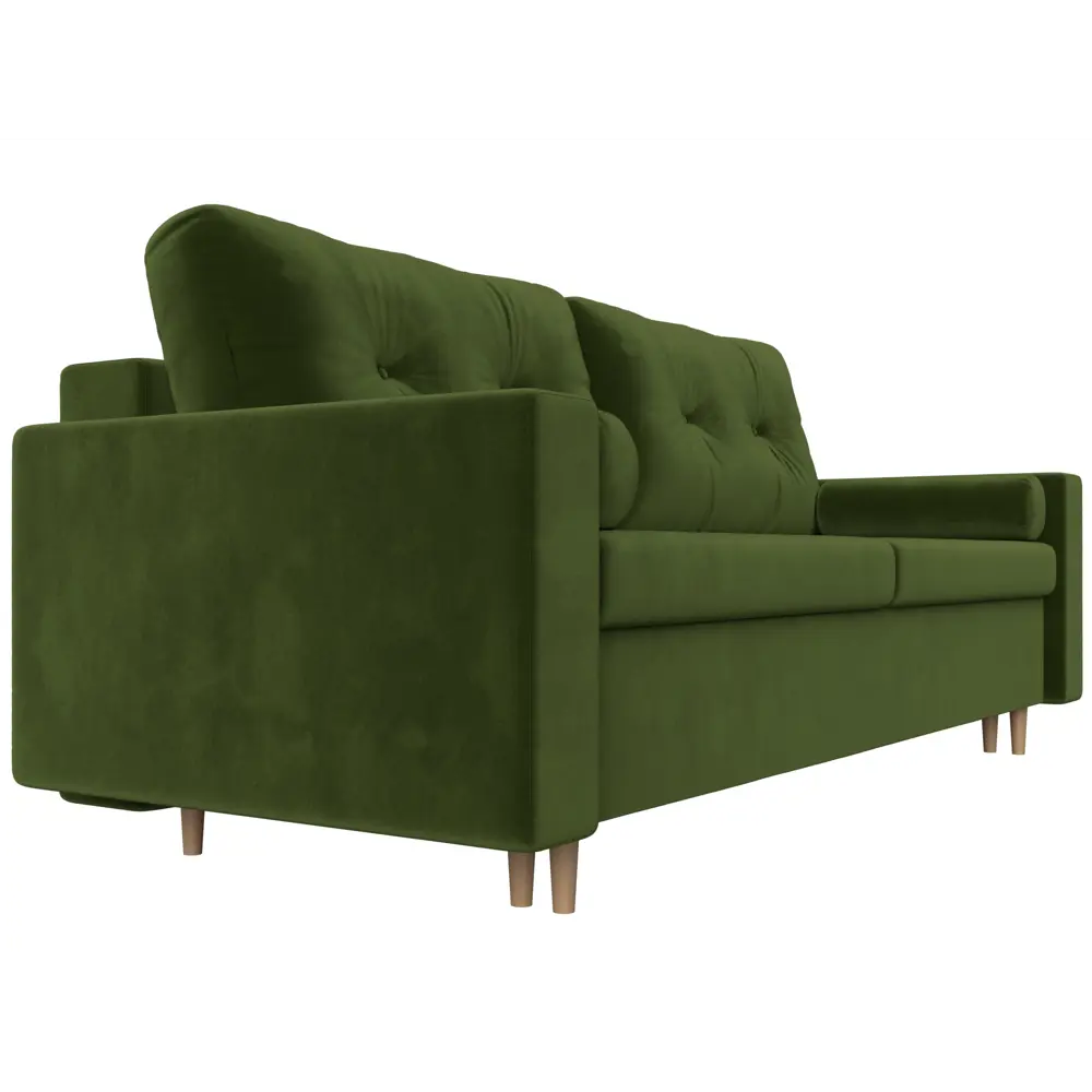 Фото 3 Диван Лига диванов Белфаст 225x90x95 см микровельвет цвет зеленый Фото 3 Диван Лига диванов Белфаст 225x90x95 см микровельвет цвет зеленый