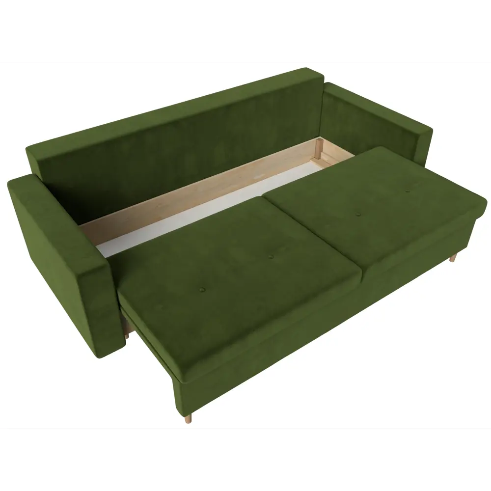 Фото 6 Диван Лига диванов Белфаст 225x90x95 см микровельвет цвет зеленый Фото 6 Диван Лига диванов Белфаст 225x90x95 см микровельвет цвет зеленый