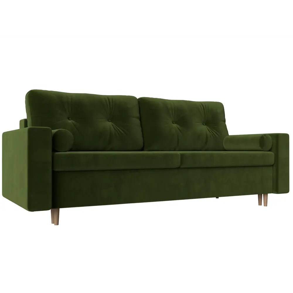 Фото Диван Лига диванов Белфаст 225x90x95 см микровельвет цвет зеленый Фото Диван Лига диванов Белфаст 225x90x95 см микровельвет цвет зеленый