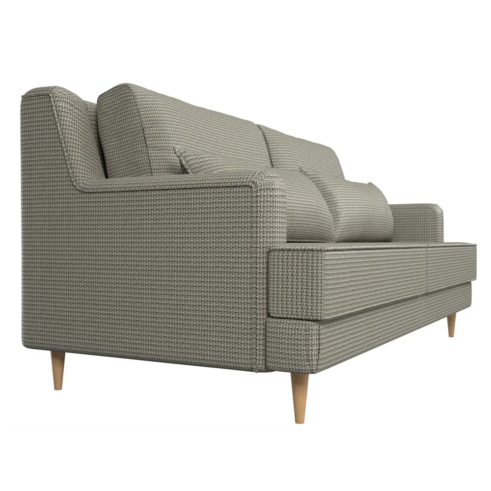 Фото 3 Диван Лига диванов Джерси 218x95x102 см рогожка цвет бежевый кофру 02 Фото 3 Диван Лига диванов Джерси 218x95x102 см рогожка цвет бежевый кофру 02