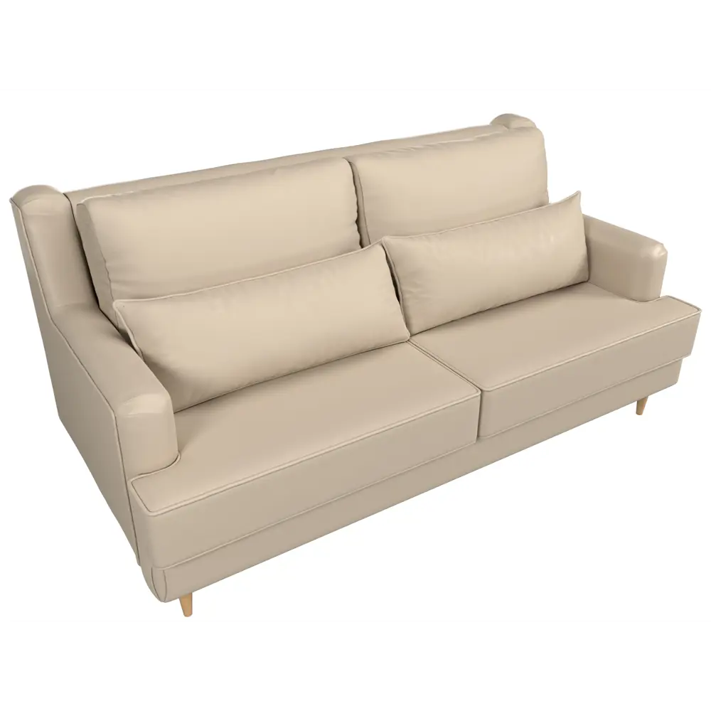 Фото 5 Диван Лига диванов Джерси 218x95x102 см экокожа цвет бежевый Фото 5 Диван Лига диванов Джерси 218x95x102 см экокожа цвет бежевый