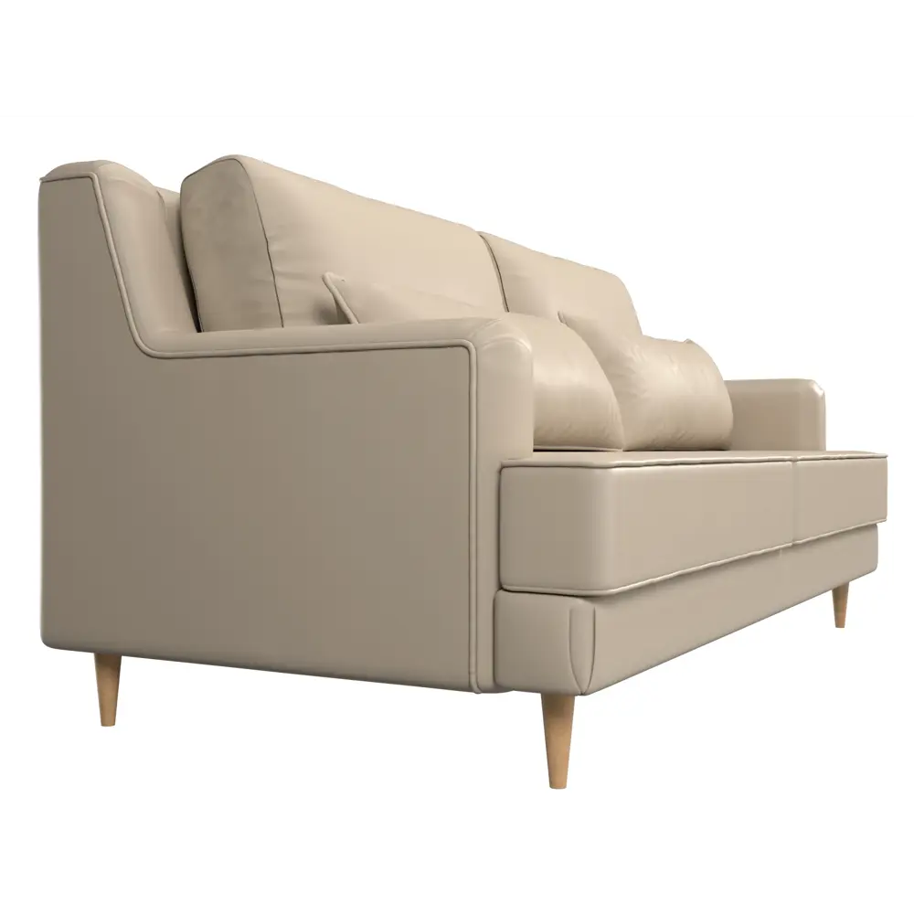 Фото 3 Диван Лига диванов Джерси 218x95x102 см экокожа цвет бежевый Фото 3 Диван Лига диванов Джерси 218x95x102 см экокожа цвет бежевый