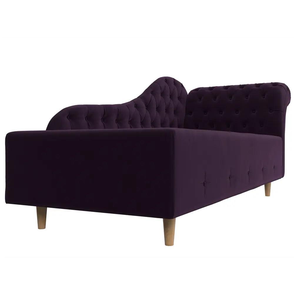Фото 3 Диван Лига диванов Камерон 201x89x78 см велюр цвет фиолетовый Фото 3 Диван Лига диванов Камерон 201x89x78 см велюр цвет фиолетовый