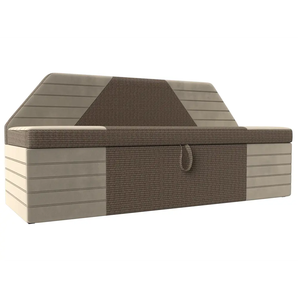 Фото Диван Лига диванов Дуглас 182x84x64 см рогожка цвет бежевый/коричневый кофру 03 Фото Диван Лига диванов Дуглас 182x84x64 см рогожка цвет бежевый/коричневый кофру 03