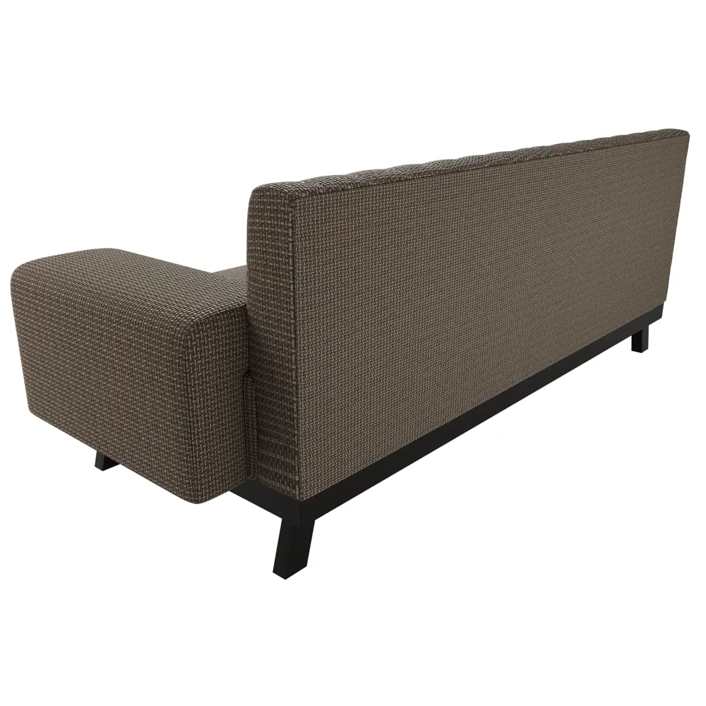 Фото 6 Диван Лига диванов Мюнхен 109144 206x84x78 см рогожка цвет коричневый