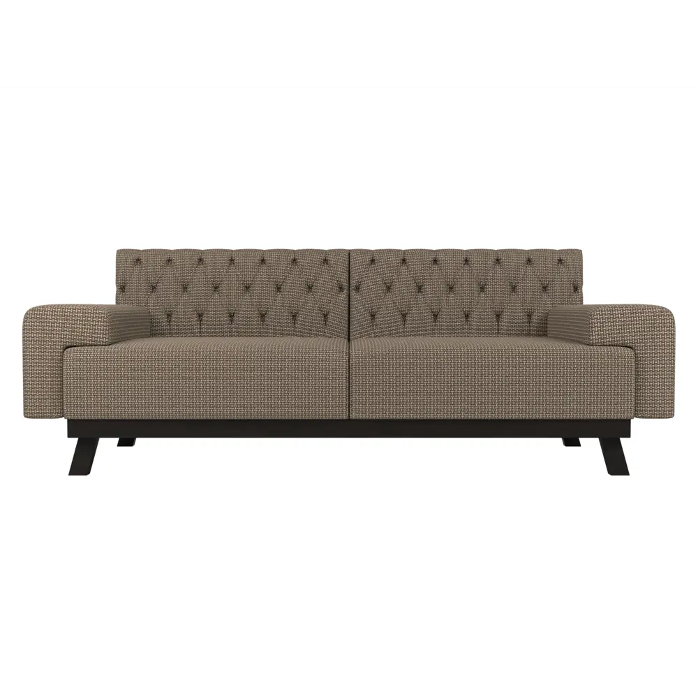 Фото 2 Диван Лига диванов Мюнхен 109144 206x84x78 см рогожка цвет коричневый