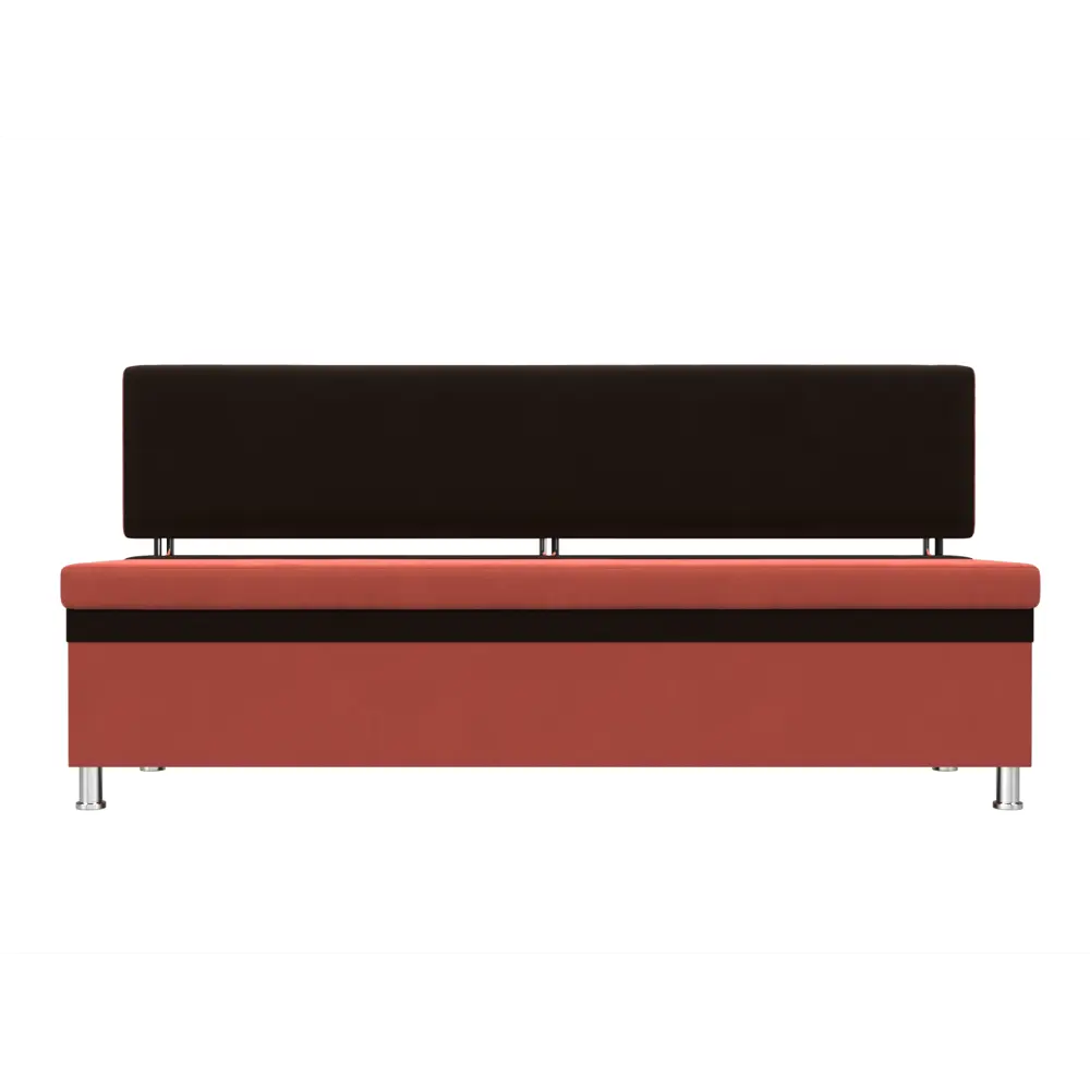 Фото 2 Кухонный диван Лига Диванов Стайл 111634 170x89x57 см микровельвет цвет коричневый/коралловый Фото 2 Кухонный диван Лига Диванов Стайл 111634 170x89x57 см микровельвет цвет коричневый/коралловый