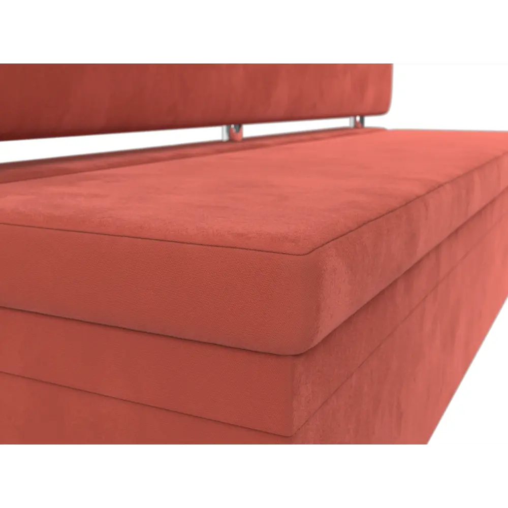 Фото 3 Кухонный диван Лига Диванов Стайл 114503 170x89x57 см микровельвет цвет коралловый Фото 3 Кухонный диван Лига Диванов Стайл 114503 170x89x57 см микровельвет цвет коралловый