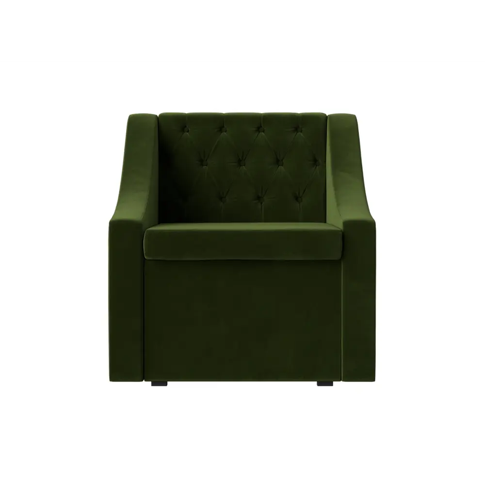Фото 2 Кресло Лига диванов Мерлин 100463 79x87x67 см микровельвет цвет зеленый Фото 2 Кресло Лига диванов Мерлин 100463 79x87x67 см микровельвет цвет зеленый