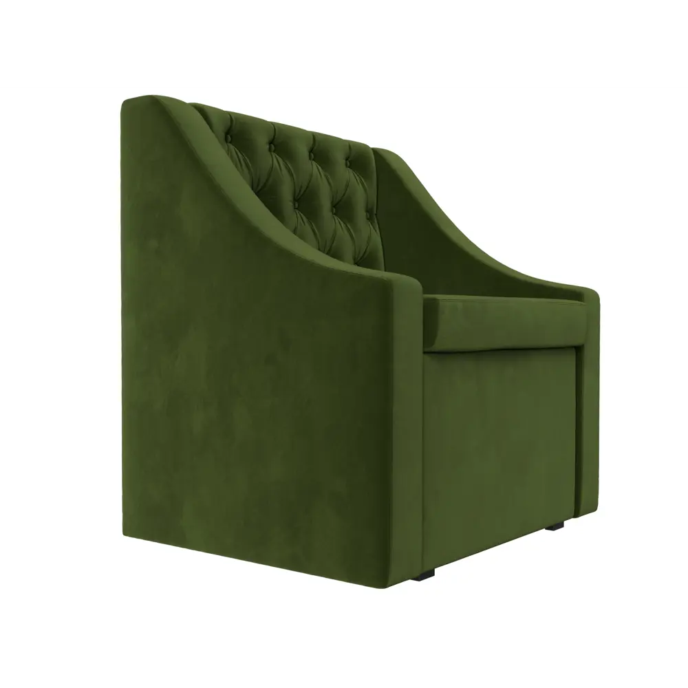 Фото 3 Кресло Лига диванов Мерлин 100463 79x87x67 см микровельвет цвет зеленый Фото 3 Кресло Лига диванов Мерлин 100463 79x87x67 см микровельвет цвет зеленый