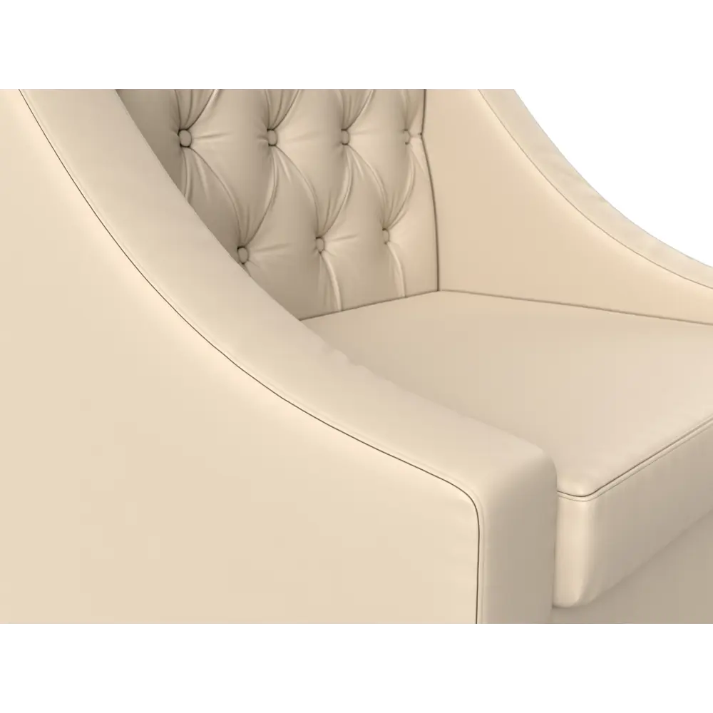 Фото 4 Кресло Лига диванов Мерлин 100470 79x87x67 см экокожа цвет бежевый