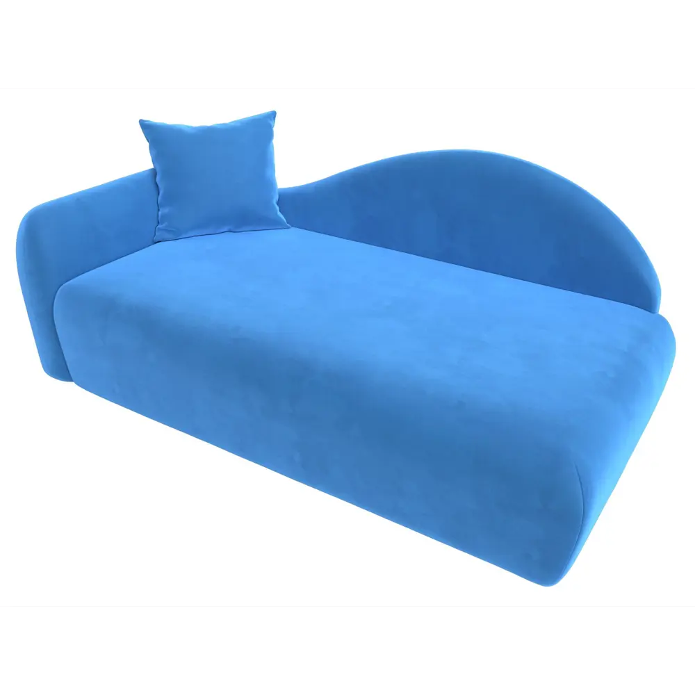 Фото 5 Диван Лига Диванов 022 118938L 213x90x82 см велюр цвет голубой Фото 5 Диван Лига Диванов 022 118938L 213x90x82 см велюр цвет голубой