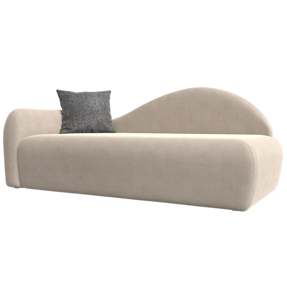 Фото Диван Лига Диванов 022 118977L 213x90x82 см рогожка цвет бежевый/серый Фото Диван Лига Диванов 022 118977L 213x90x82 см рогожка цвет бежевый/серый