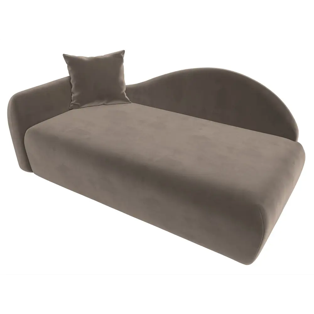 Фото 5 Диван Лига Диванов 022 118942L 213x90x82 см велюр цвет коричневый Фото 5 Диван Лига Диванов 022 118942L 213x90x82 см велюр цвет коричневый