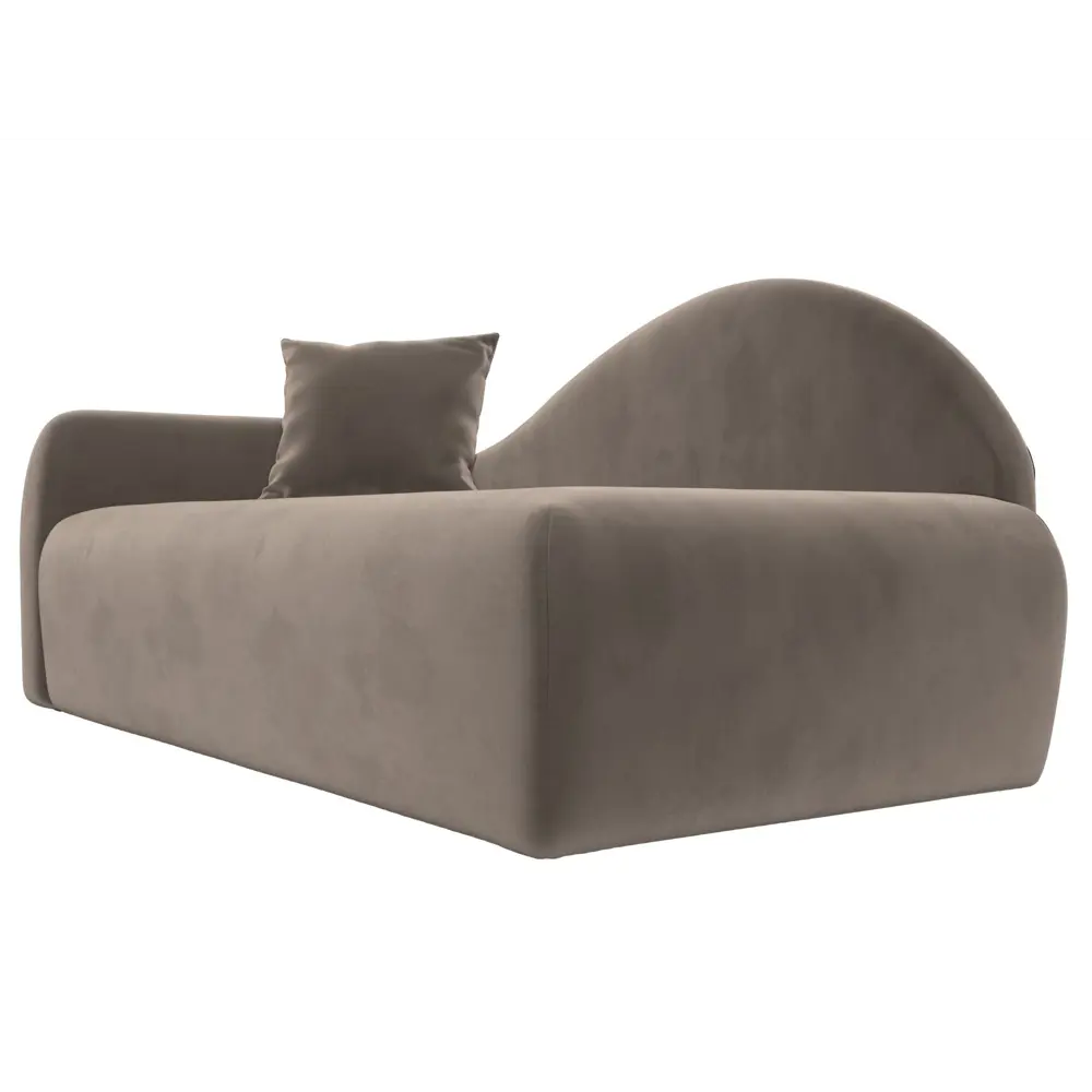 Фото 3 Диван Лига Диванов 022 118942L 213x90x82 см велюр цвет коричневый Фото 3 Диван Лига Диванов 022 118942L 213x90x82 см велюр цвет коричневый