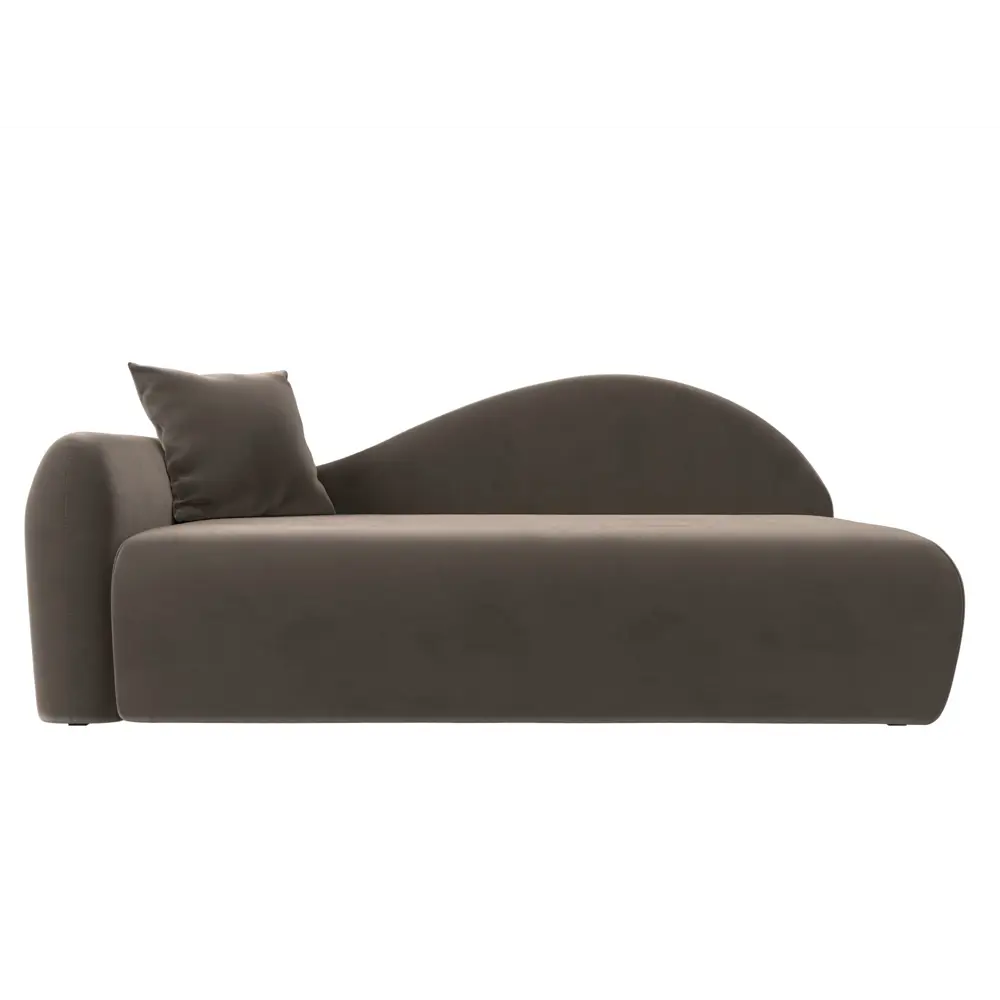 Фото 2 Диван Лига Диванов 022 118942L 213x90x82 см велюр цвет коричневый Фото 2 Диван Лига Диванов 022 118942L 213x90x82 см велюр цвет коричневый