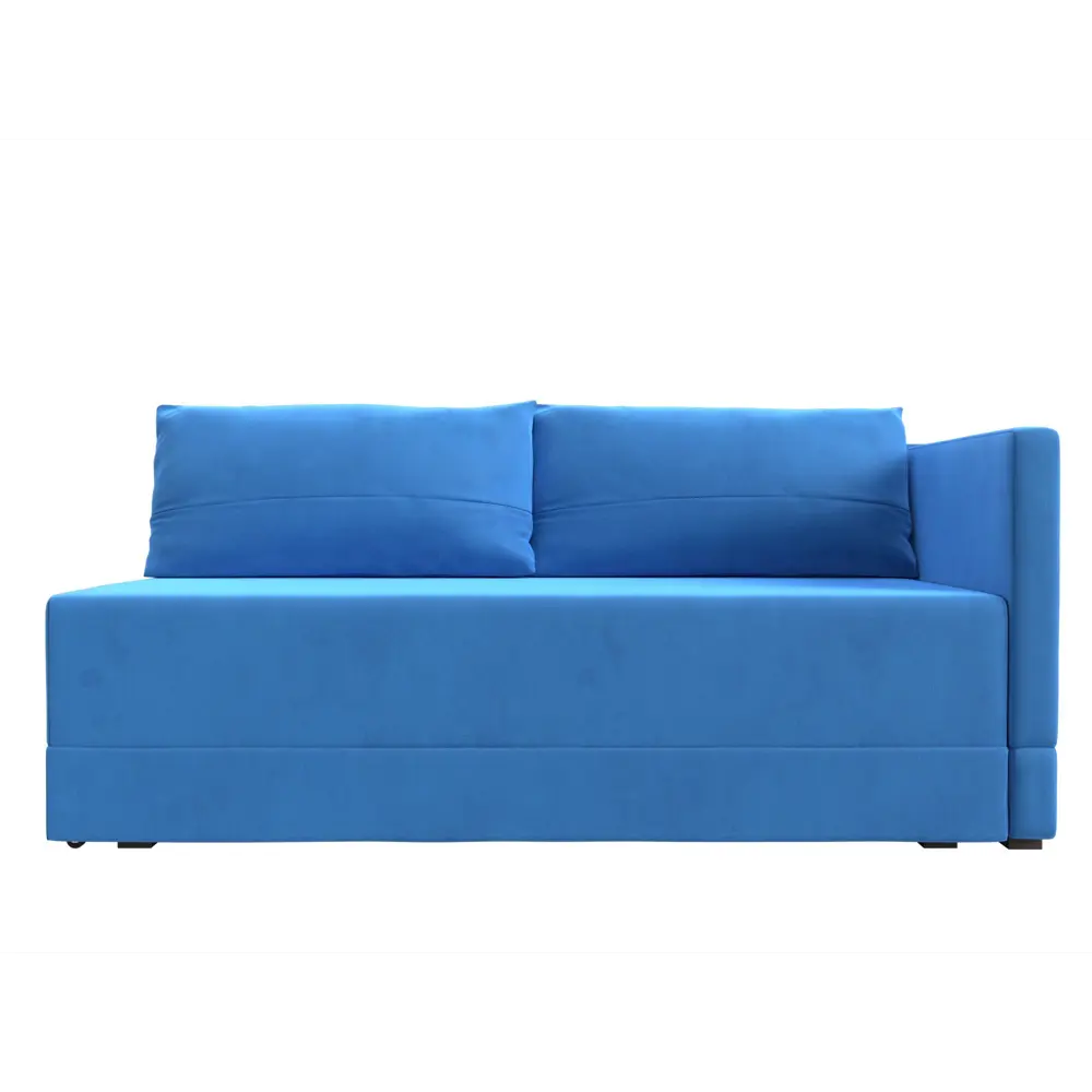 Фото 2 Кушетка Лига Диванов Никас 118393 150x73x82 см велюр цвет голубой