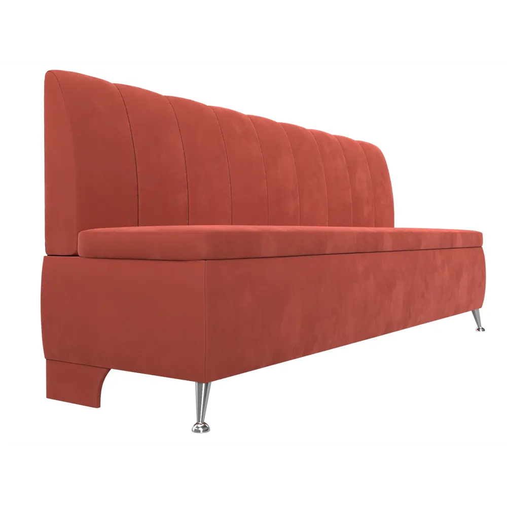 Фото 3 Диван Лига Диванов Кантри 113368 186x89x58 см вельвет цвет коралловый Фото 3 Диван Лига Диванов Кантри 113368 186x89x58 см вельвет цвет коралловый