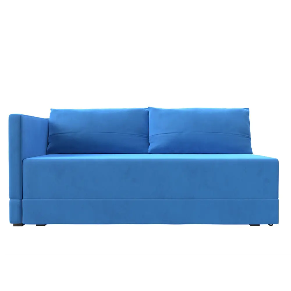 Фото 2 Кушетка Лига Диванов Никас 118393L 150x73x82 см велюр цвет голубой