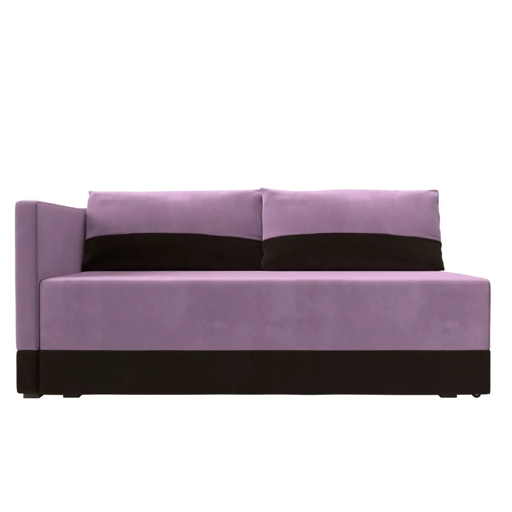 Фото 2 Кушетка Лига Диванов Никас 118413L 150x73x82 см вельвет цвет сиреневый,коричневый