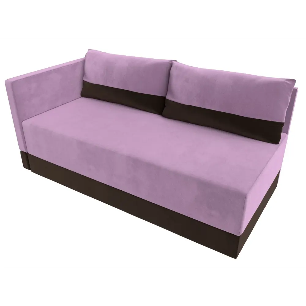 Фото 5 Кушетка Лига Диванов Никас 118413L 150x73x82 см вельвет цвет сиреневый,коричневый