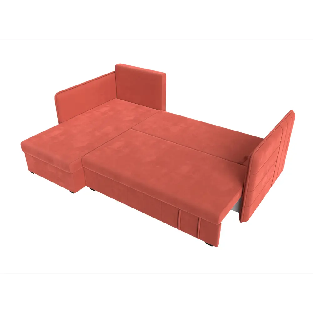 Фото Диван Лига Диванов Слим 119979L 213x85x140 см вельвет цвет красный Фото Диван Лига Диванов Слим 119979L 213x85x140 см вельвет цвет красный