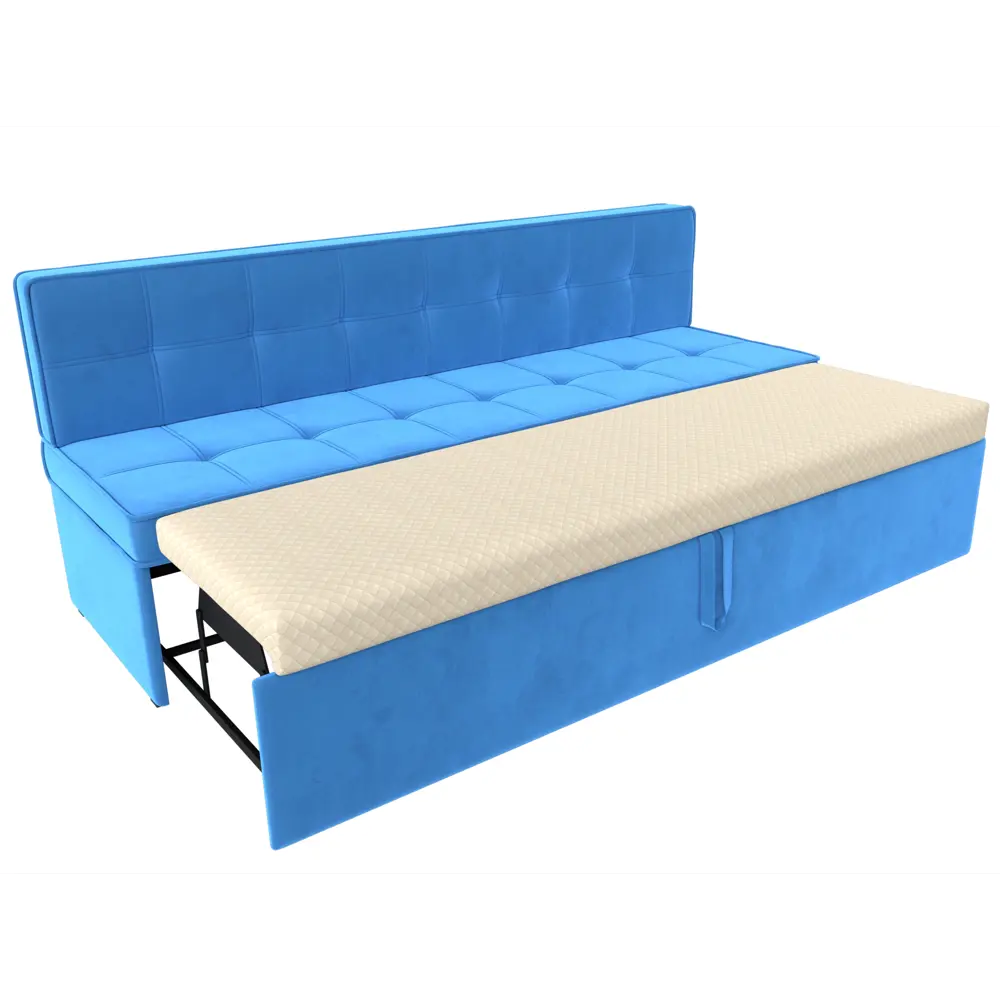 Фото 6 Диван Лига Диванов Техас 184x83x64 см велюр цвет голубой Фото 6 Диван Лига Диванов Техас 184x83x64 см велюр цвет голубой