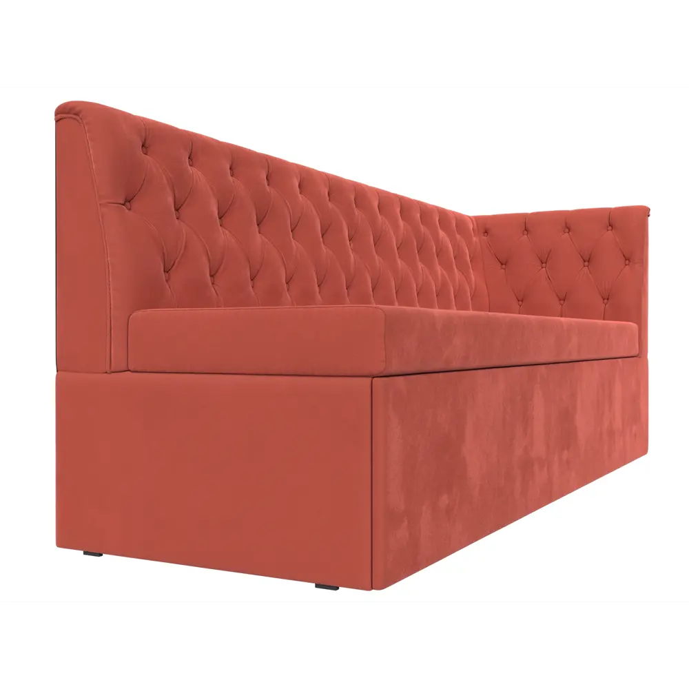 Фото 3 Диван Лига Диванов Маркиз 112835 183x86x63 см микровельвет цвет коралловый Фото 3 Диван Лига Диванов Маркиз 112835 183x86x63 см микровельвет цвет коралловый